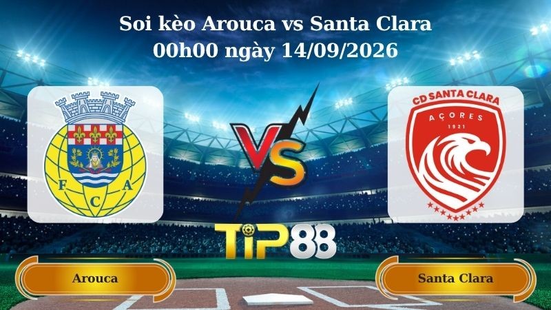 TIP88 Nhận định soi kèo Arouca vs Santa Clara 00h00 ngày 14/09/2026 - VĐQG Brazil