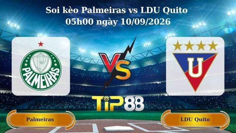TIP88 Nhận định soi kèo Palmeiras vs LDU Quito 05h00 ngày 10/09/2026 - Copa Libertadores